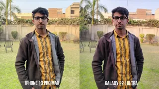 iPhone 13 Pro Max vs Samsung Galaxy S21 Ultra - Camera Test Comparison! (12 Megapixel vs 108 MP)!