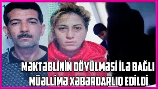 Məktəblinin döyülməsi ilə bağlı müəllimə xəbərdarlıq edildi