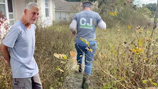 **Elderly SCARED** to Answer Door After ACCIDENT, then CRIES for FREE Lawn Mowing!