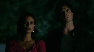 TVD 8x3 - Sybil takes Damon to the night of Elena's car accident. "I've never met her" | Delena HD