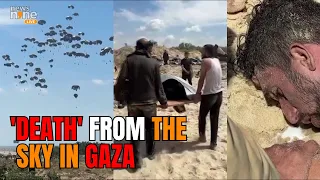 12 People Have Drowned Trying to Reach Aid Dropped by Plane Off a Gaza Beach | News9