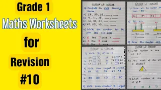 Grade 1  Maths Worksheets for Revision #10 | #dailypracticeworksheets