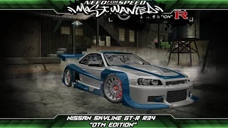 Need for Speed: Most Wanted Car Build - Nissan Skyline GT-R R34 "DTM Edition"