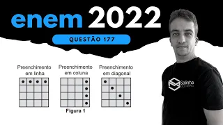 ENEM 2022 - QUESTÃO 177 - PROBABILIDADE - Em um jogo de bingo, as cartelas contêm 16 quadrículas