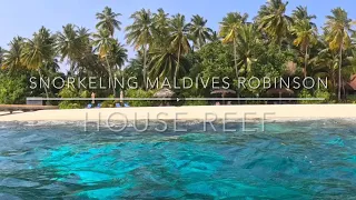 snorkeling maldives robinson house reef