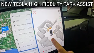 LATEST Tesla Parking Vision improved BUT Autopilot can get taken away. Holiday Software Update lands