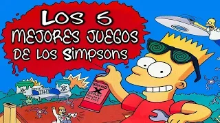 LOS 5 MEJORES JUEGOS de los SIMPSONS!!! - Juegos de los Simpsons