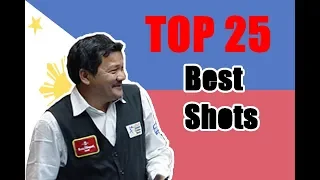 Efren Reyes 2018!!! Top 25 Amazing Shots Forever