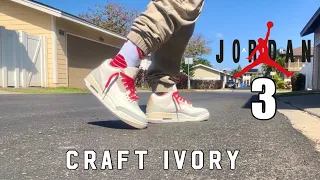 People will regret sleeping on the Jordan 3 Ivory after this OnFeet video w/ different Lace Swaps 🔥