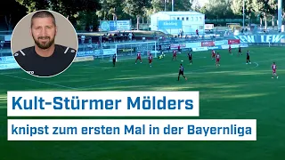 Premieren-Tor: Kult-Stürmer Sacha Mölders trifft zum ersten Mal in der Bayernliga