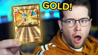 I Have The SOLID GOLD Charizard Card!