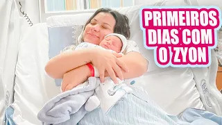 PRIMEIROS DIAS NA MATERNIDADE COM O BABY ZYON | Kathy Castricini