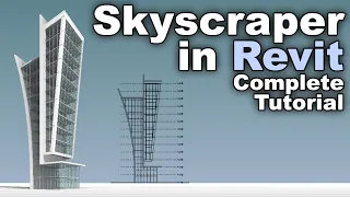 Amazing Skyscraper in Revit Tutorial [Tower in Revit]