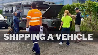 Land Rover Defender Overland international shipping!!! What a massive mission...  (Ep132)