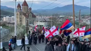 Ջահերով երթ Ախալցխայում