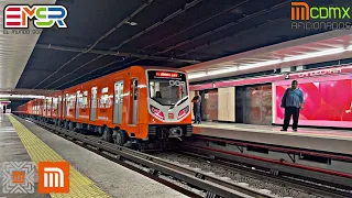 ‼️EL MATERIAL RODANTE CRRC NEUMATICO MEXICANO 2022 (NM-22) EN PRUEBAS EN LA LINEA 1 DEL METRO CDMX‼️