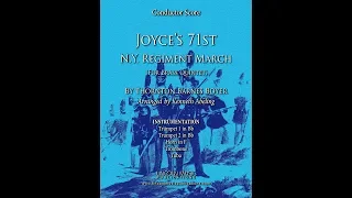 Joyce’s 71st N.Y. Regiment March (for Brass Quintet)