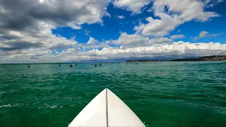 Surfing Glassy Sydney Beach Breaks POV Surf (Raw-ish)