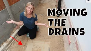 MOVING DRAINS/ Home extension vlog