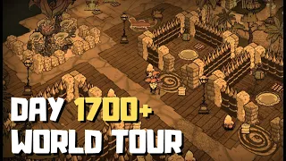 DAY 1700 WORLD TOUR - let me show you the current state of my world in Don't Starve Together