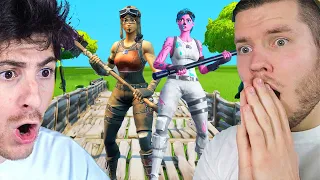 er hat einen 0.001% SELTENEN SKIN in Fortnite SKIN DUELL!