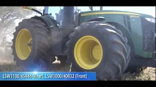 John Deere 8370R Ditches the Duals and Soil Compaction Issues by Upgrading to LSW® Tires