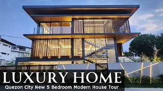 House Tour QC92 • "What a Gorgeous Home in QUEZON CITY!"• Tour a NEW 5BR Modern House & Lot for Sale