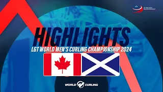 Semi-final: Canada  v Scotland - LGT World Men's Curling Championship 2024 - Highlights