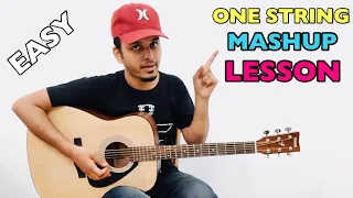 Easy Guitar Songs Tabs | One String - 10 Arijit Singh's Single String Guitar Songs Mashup Hindi Song