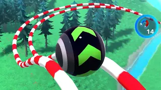 Sky Rolling Ball 3D Gameplay Speedrun Max All Levels 799