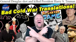 Ruining the Cold War with Bad Translations | StarvHarv | History Teacher Reacts