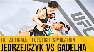 The Ultimate Fighter 23 Finale | Joanna Jedrzejczyk vs Claudia Gadelha | UFC 2 Full Fight Simulation