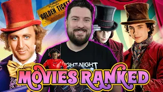 Willy Wonka Movies Ranked