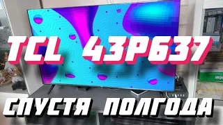 Телевизор TCL 43P637 СПУСТЯ ПОЛГОДА