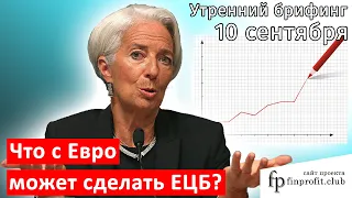 10 сентября | Утренний брифинг | Анализ и прогноз рынка FOREX, FORTS, ФР