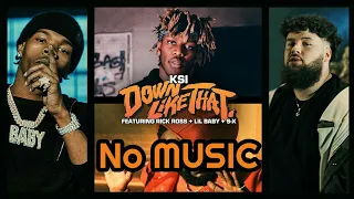 KSI | Down like that | No Music