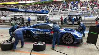 CALSONIC IMPUL GT-R pitstop (supergt x dtm dreamrace)