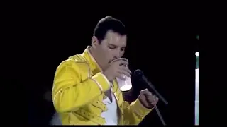 Freddie Mercury ft David Bowie under pressure live fan made