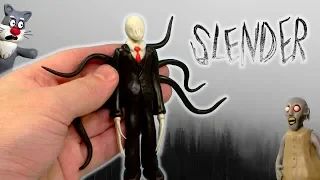 SLENDERMAN MAKING FROM PLASTICINE