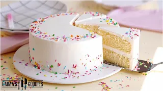 Easy Multipurpose VANILLA CAKE RECIPE | Make ANY Birthday Cake, Cupcakes, & more!