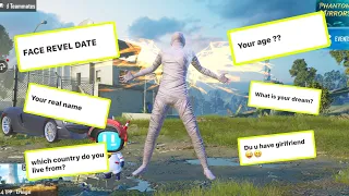 Finally!! QUESTION & ANSWER VIDEO🔥 FACE REVEAL DATE??🤔 PUBG Mobile