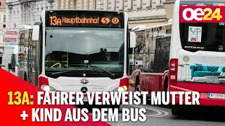 13a: Fahrer verweist Mutter + schreiendem Kind aus dem Bus