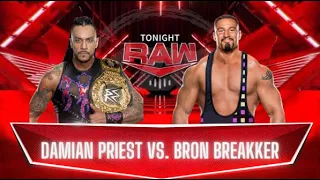 FULL MATCH - Damian Priest vs. Bron Breakker