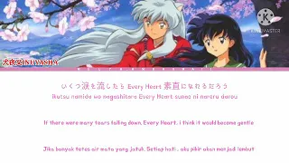 BOA - Every Heart (犬夜叉Inuyasha 2nd Ending Theme) Color coded Lyric Kan/Rom/Eng/Ina