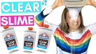 BEST CLEAR SLIME 💦SLIME RESULTS