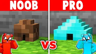 NOOB vs PRO: Mini Domek w Minecraft 🏠