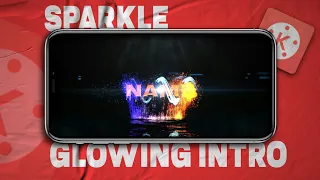 Make Sparkle glowing Particular intro and Text animation | kinemaster tutorial | #madewithkinemaster