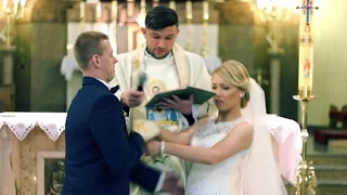 Panna Młoda zemdlała w kościele! Paulina i Paweł - teledysk ślubny /Wedding Day/ Trailer/ Jedwabne