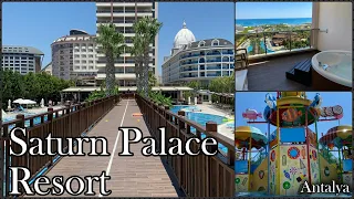 Saturn Palace Resort in Antalya Türkiye 🇹🇷 (Hotel, Roomtour & Waterslides)