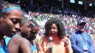 Penn Relay's 4x100m High School Girls Championship of America